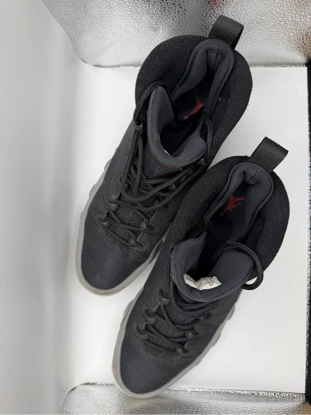 Air Jordan Men’s Mid-Top Basketball Shoes - Black/Grey